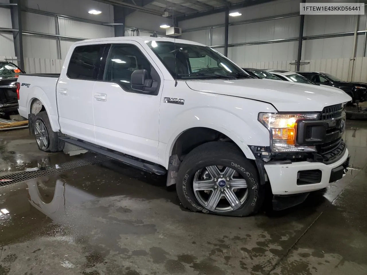 2019 Ford F150 Supercrew VIN: 1FTEW1E43KKD56441 Lot: 69973114