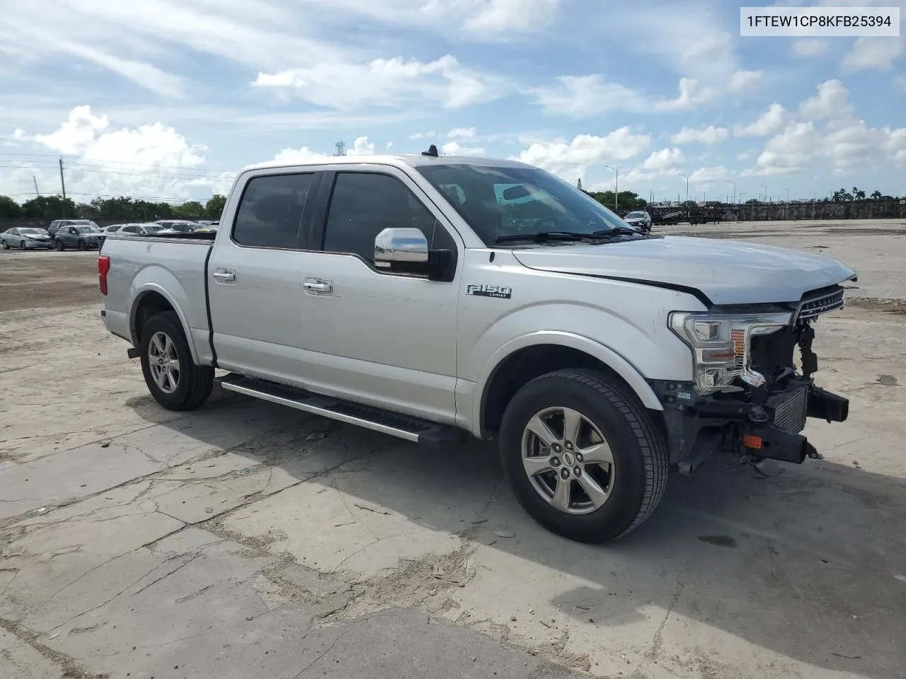 1FTEW1CP8KFB25394 2019 Ford F150 Supercrew