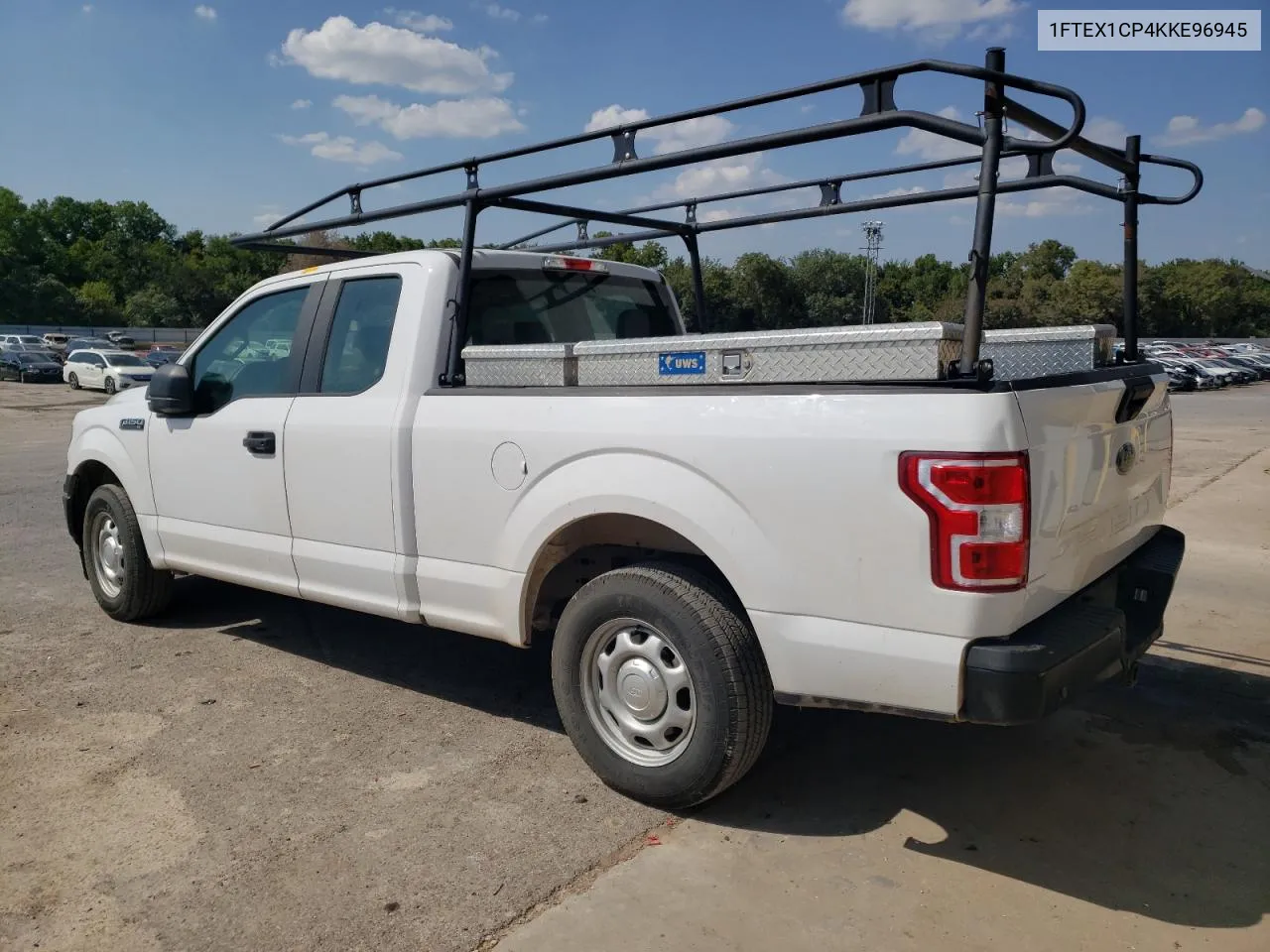 1FTEX1CP4KKE96945 2019 Ford F150 Super Cab