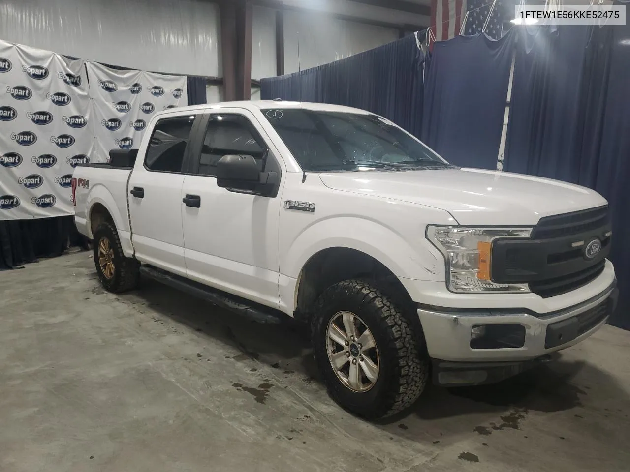 2019 Ford F150 Supercrew VIN: 1FTEW1E56KKE52475 Lot: 70038734