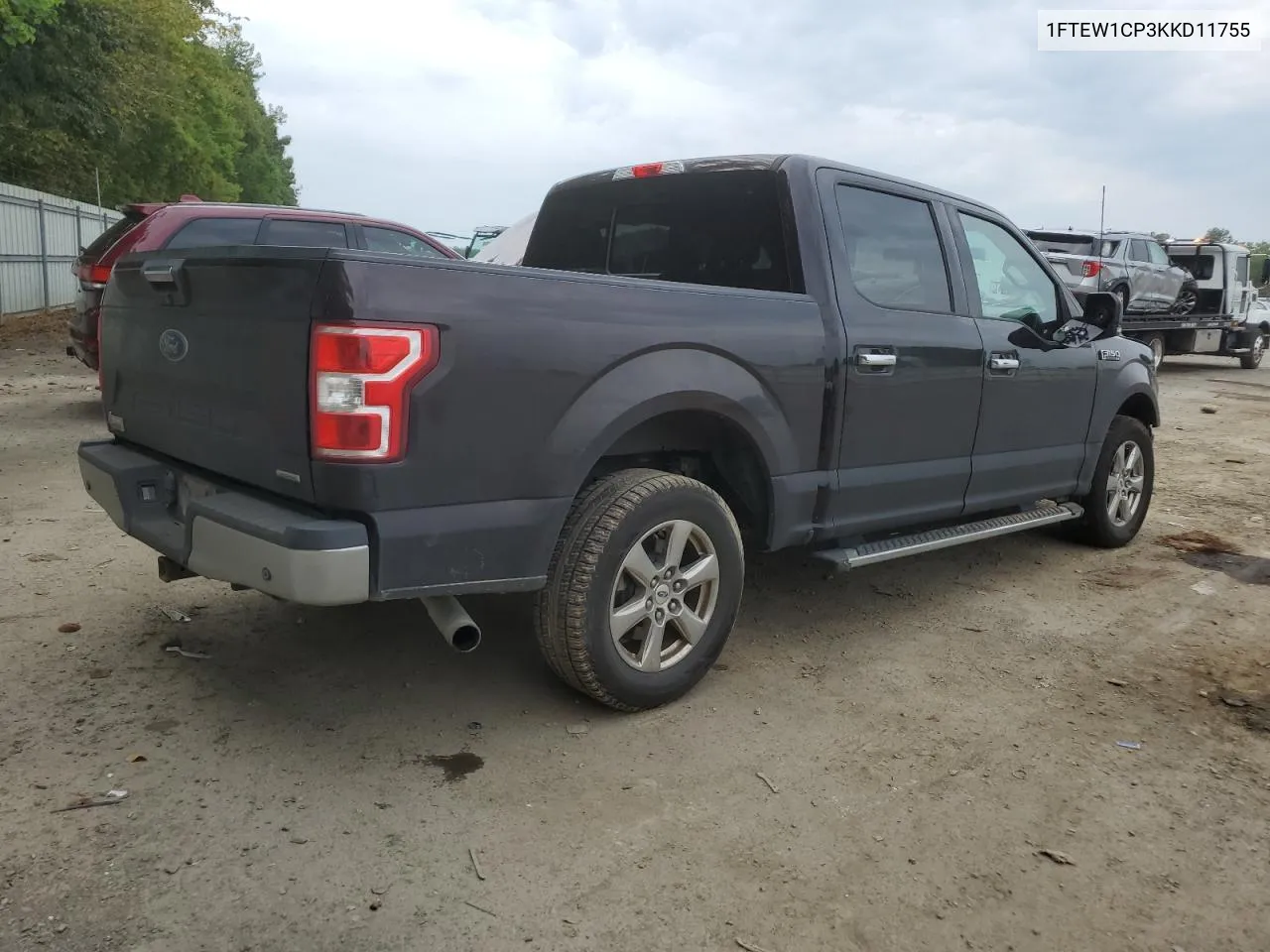 2019 Ford F150 Supercrew VIN: 1FTEW1CP3KKD11755 Lot: 70143964