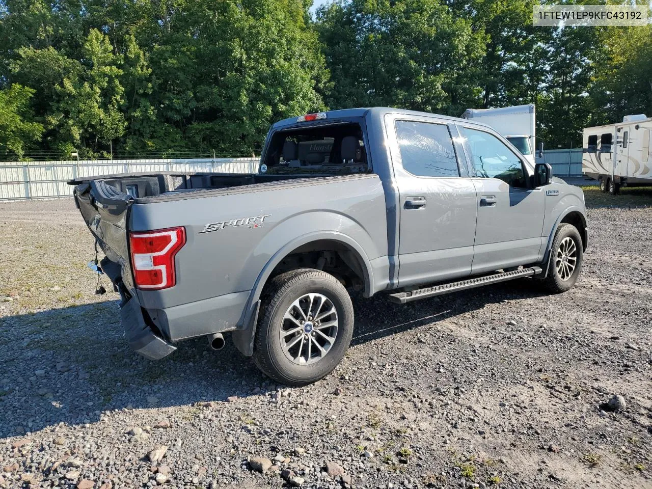 1FTEW1EP9KFC43192 2019 Ford F150 Supercrew