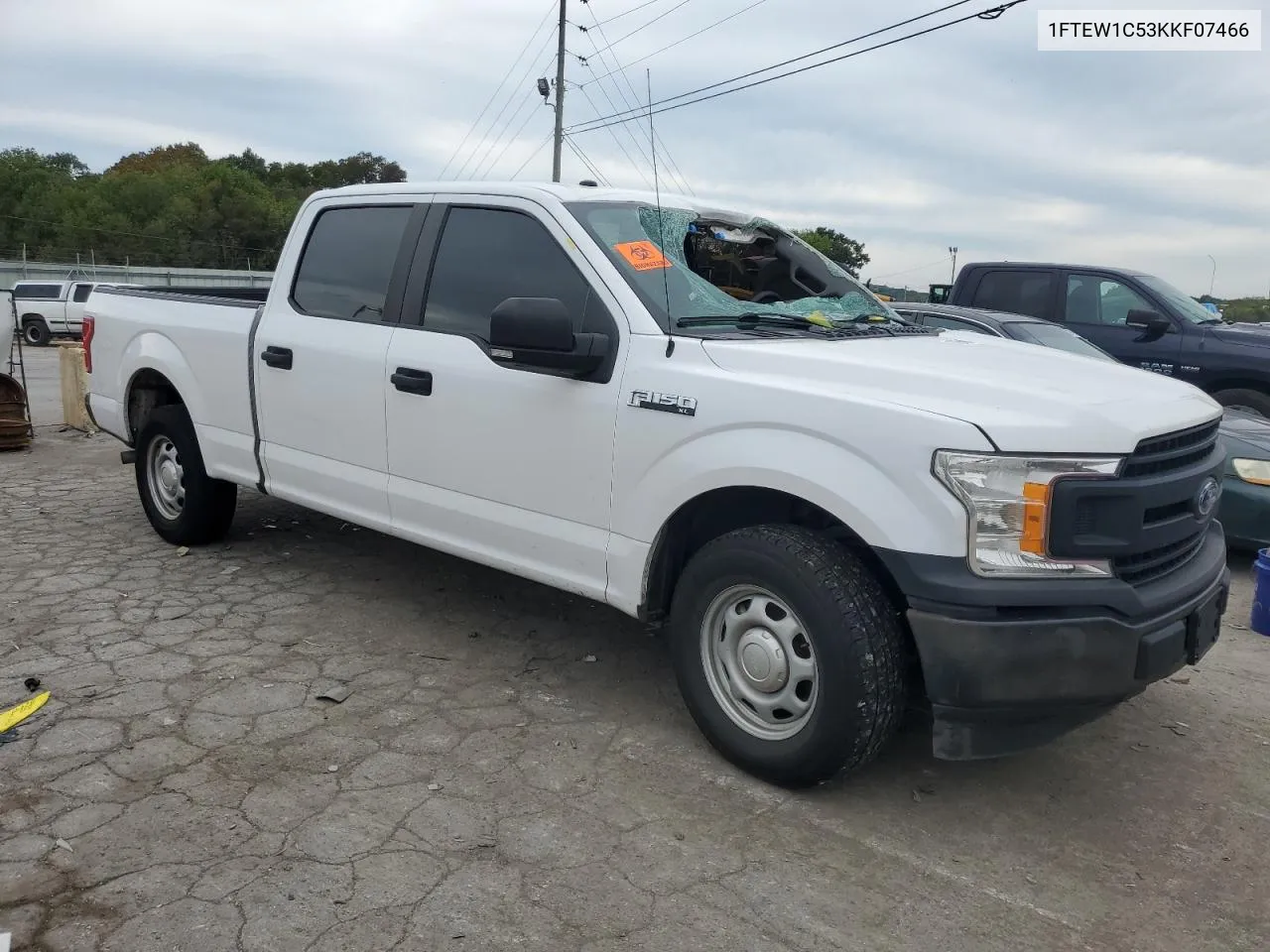 2019 Ford F150 Supercrew VIN: 1FTEW1C53KKF07466 Lot: 70259404