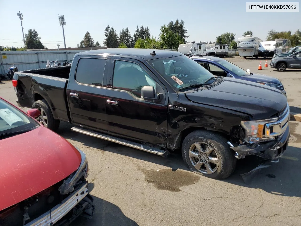 2019 Ford F150 Supercrew VIN: 1FTFW1E40KKD57096 Lot: 70320824