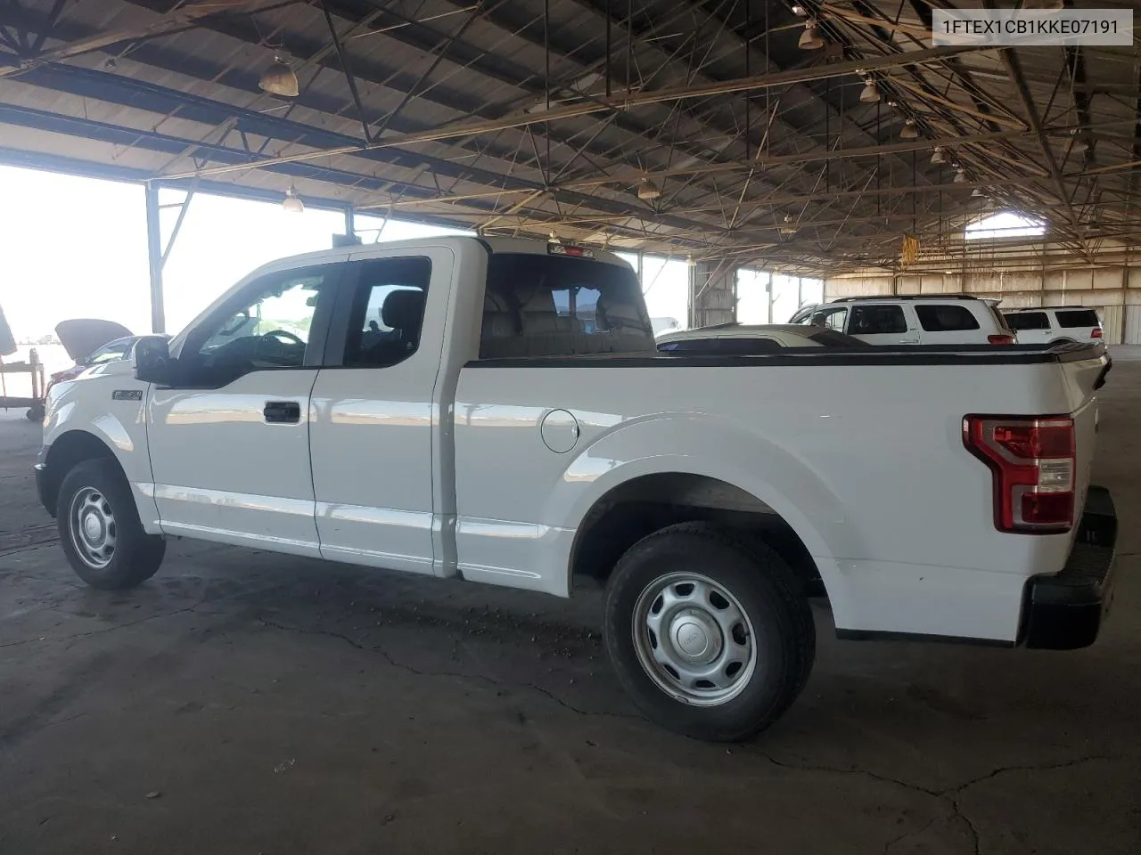 2019 Ford F150 Super Cab VIN: 1FTEX1CB1KKE07191 Lot: 70363724