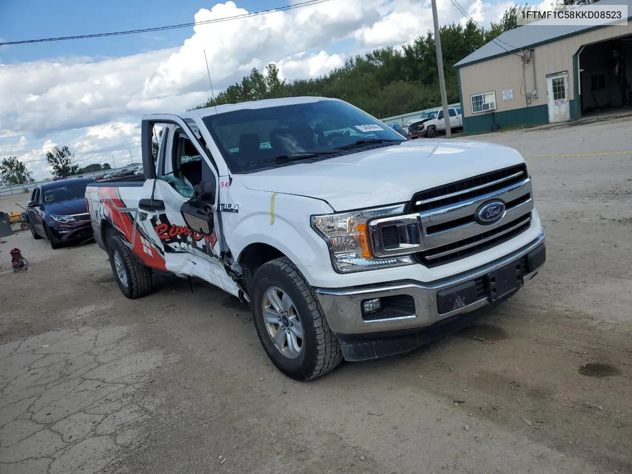 2019 Ford F150 VIN: 1FTMF1C58KKD08523 Lot: 70434544