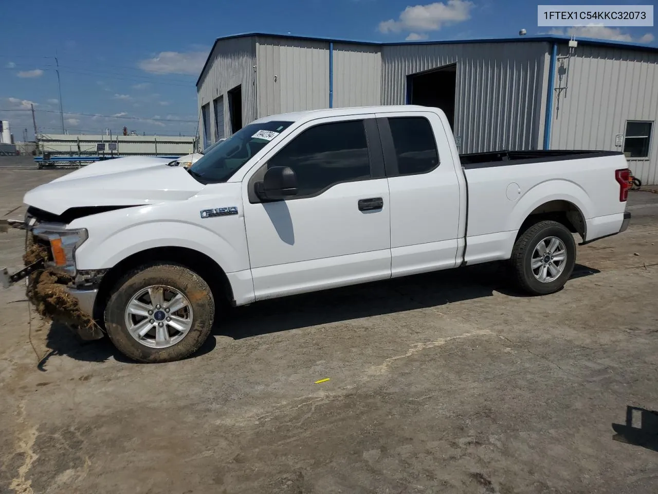 2019 Ford F150 Super Cab VIN: 1FTEX1C54KKC32073 Lot: 70442794