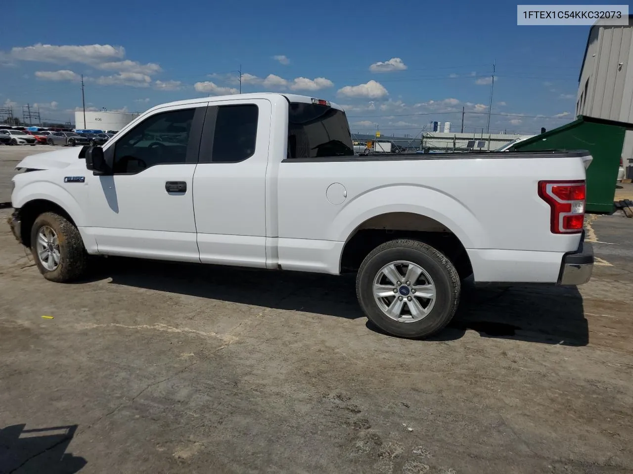 2019 Ford F150 Super Cab VIN: 1FTEX1C54KKC32073 Lot: 70442794