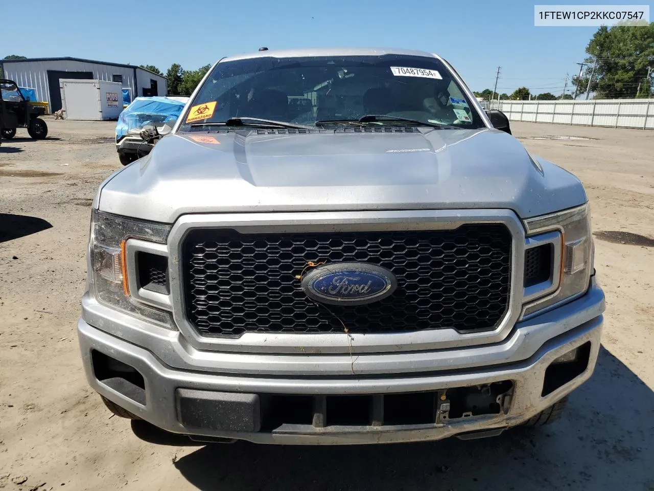 2019 Ford F150 Supercrew VIN: 1FTEW1CP2KKC07547 Lot: 70487954