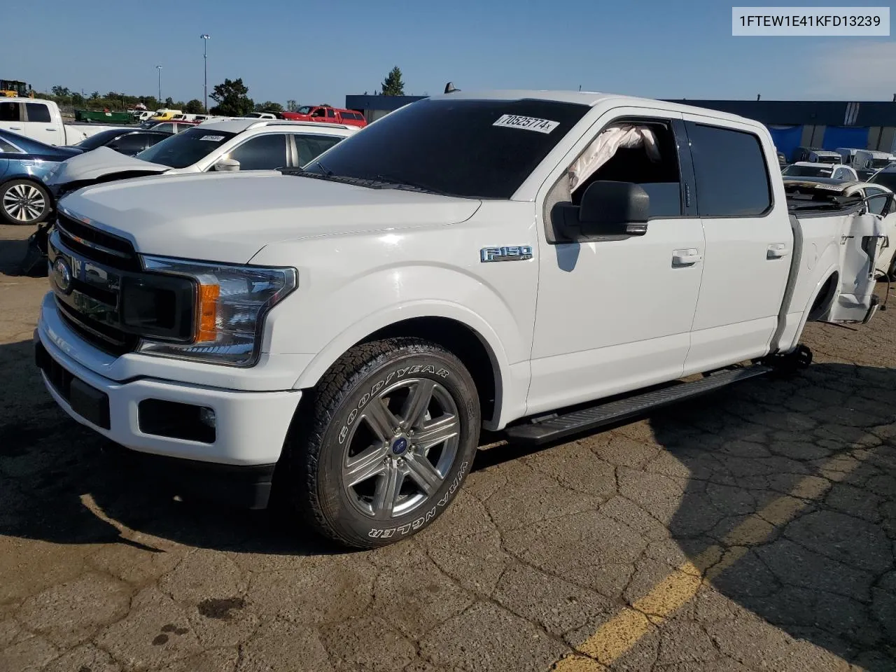 2019 Ford F150 Supercrew VIN: 1FTEW1E41KFD13239 Lot: 70525774