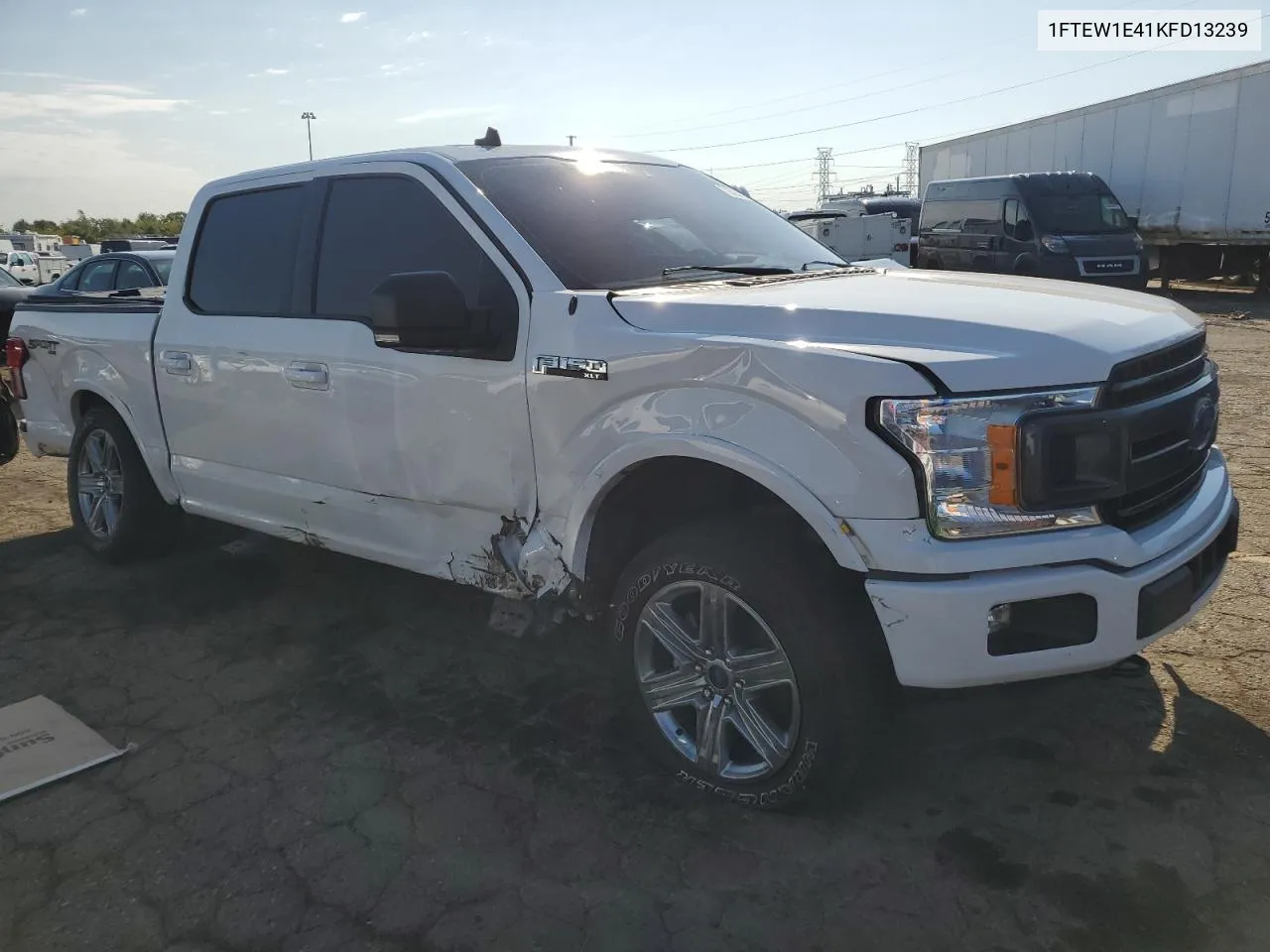 2019 Ford F150 Supercrew VIN: 1FTEW1E41KFD13239 Lot: 70525774