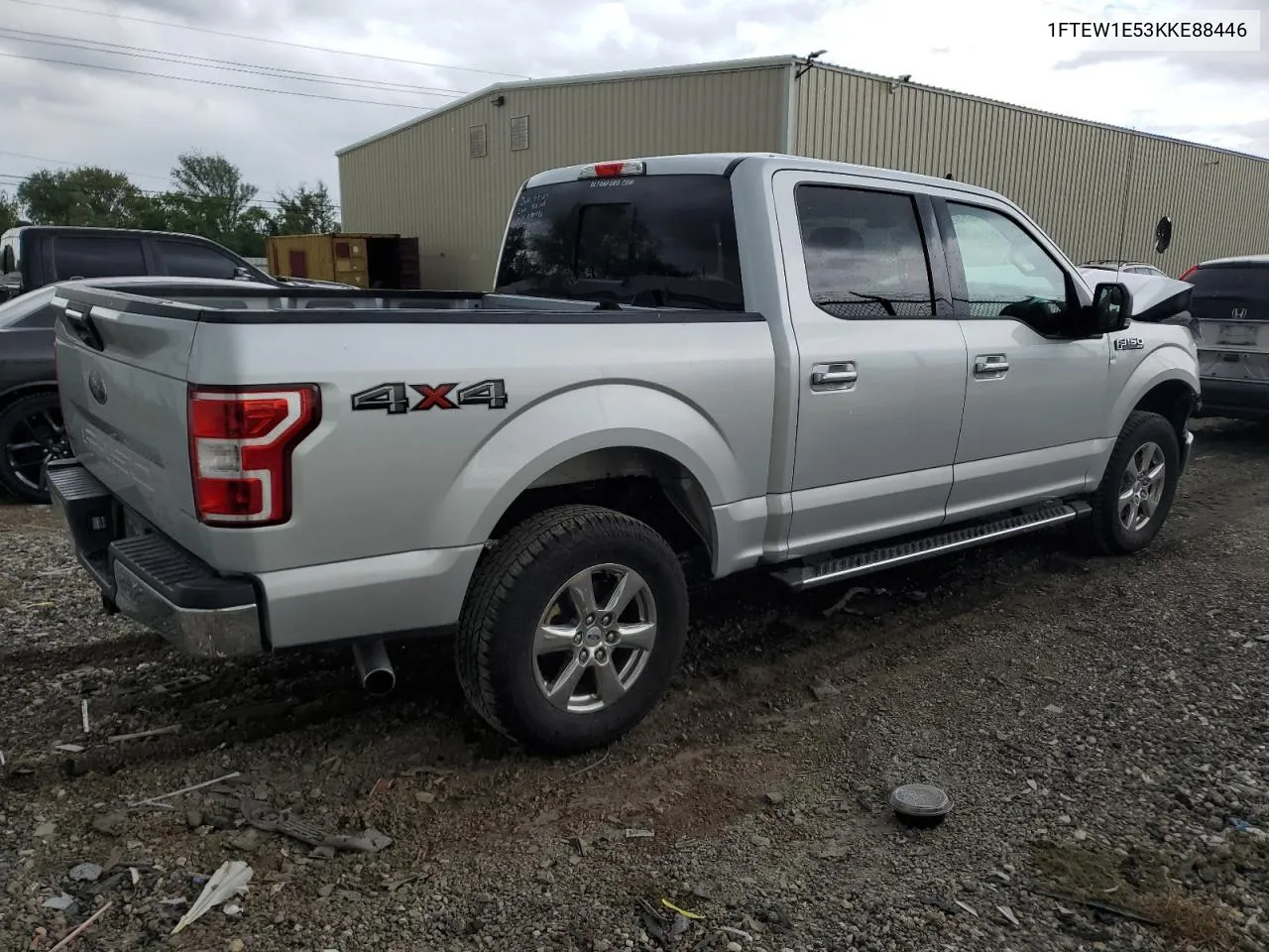 2019 Ford F150 Supercrew VIN: 1FTEW1E53KKE88446 Lot: 70537454