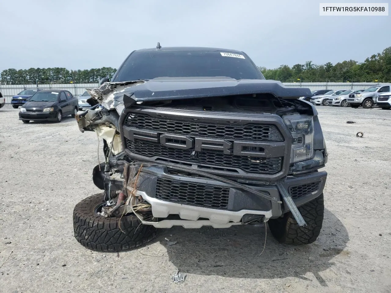 2019 Ford F150 Raptor VIN: 1FTFW1RG5KFA10988 Lot: 70847844