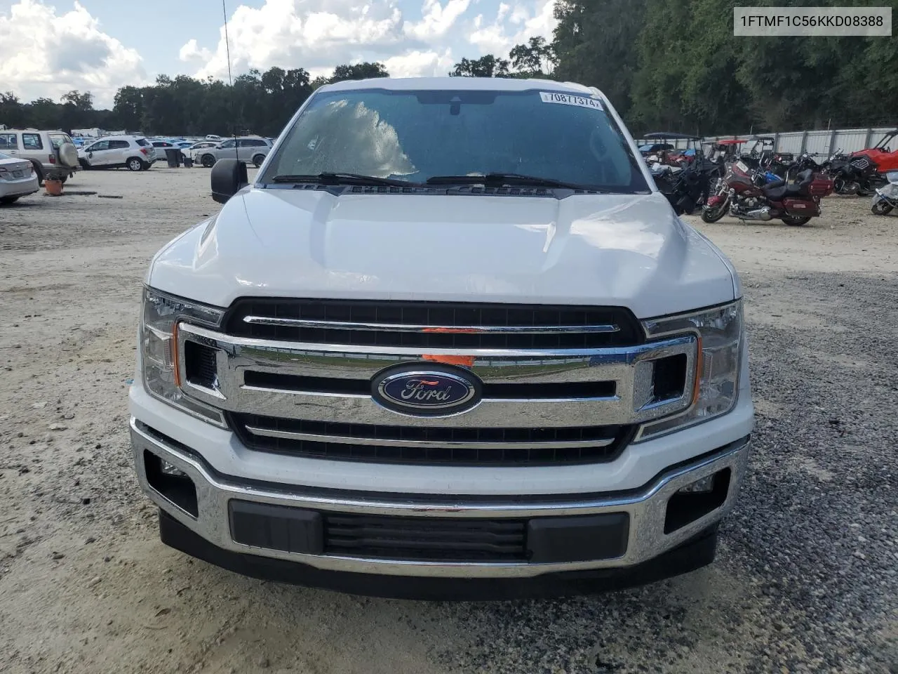 2019 Ford F150 VIN: 1FTMF1C56KKD08388 Lot: 70877374