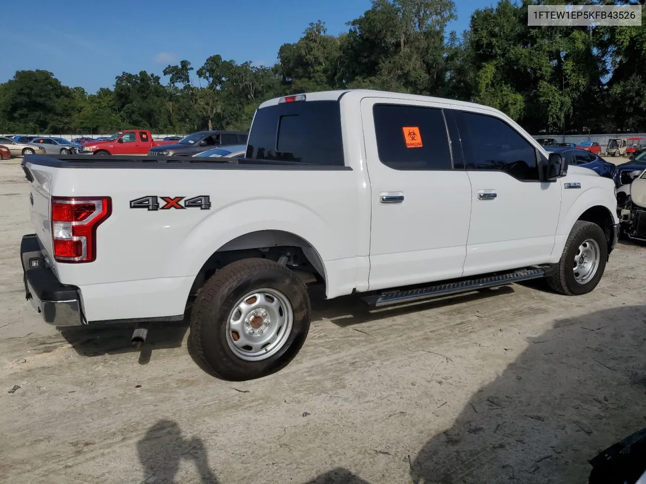 1FTEW1EP5KFB43526 2019 Ford F150 Supercrew