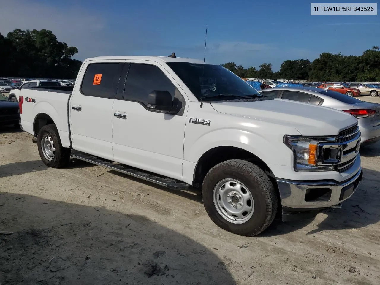 1FTEW1EP5KFB43526 2019 Ford F150 Supercrew