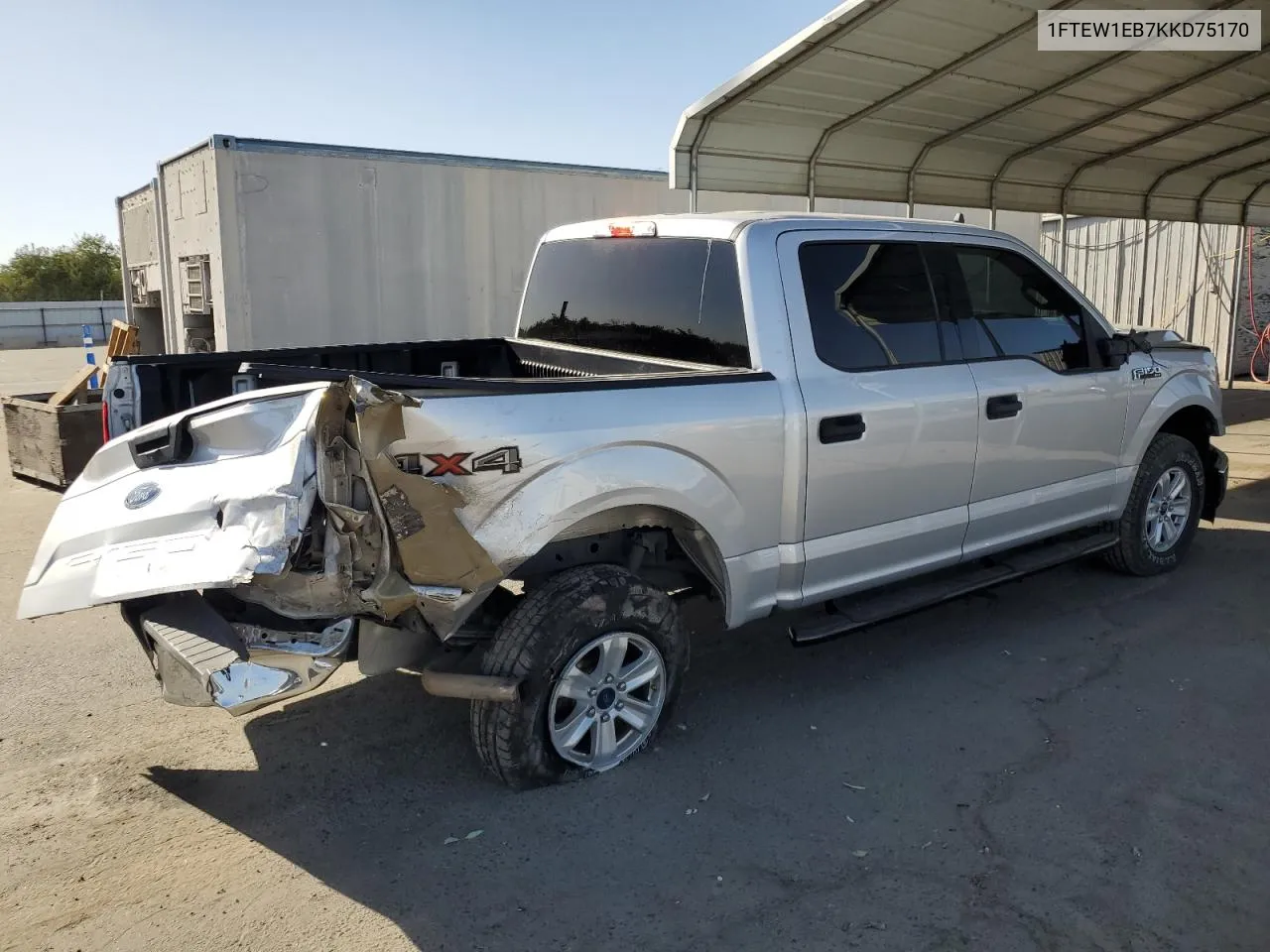 1FTEW1EB7KKD75170 2019 Ford F150 Supercrew