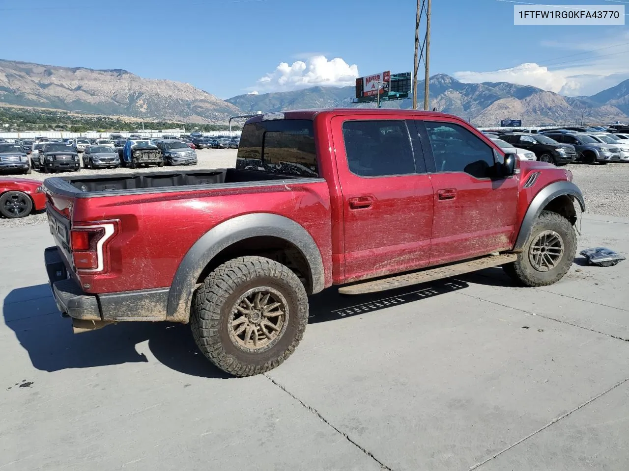 1FTFW1RG0KFA43770 2019 Ford F150 Raptor