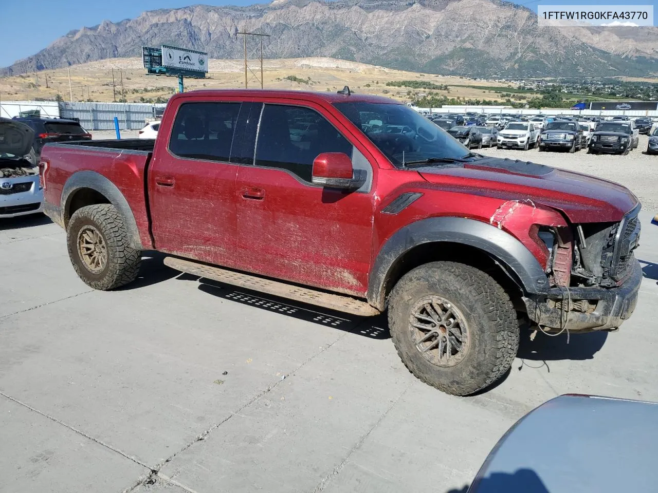 1FTFW1RG0KFA43770 2019 Ford F150 Raptor