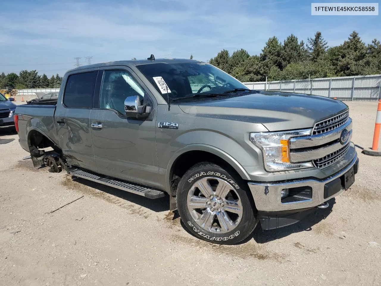 2019 Ford F150 Supercrew VIN: 1FTEW1E45KKC58558 Lot: 71026724