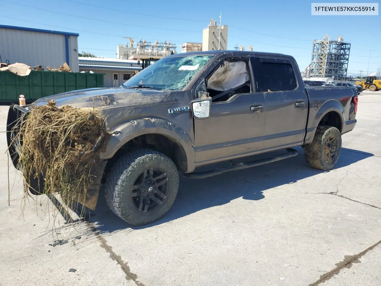 2019 Ford F150 Supercrew VIN: 1FTEW1E57KKC55914 Lot: 71116724