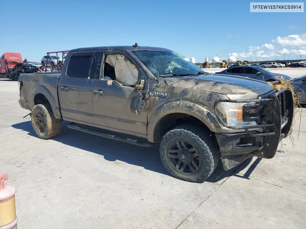 1FTEW1E57KKC55914 2019 Ford F150 Supercrew