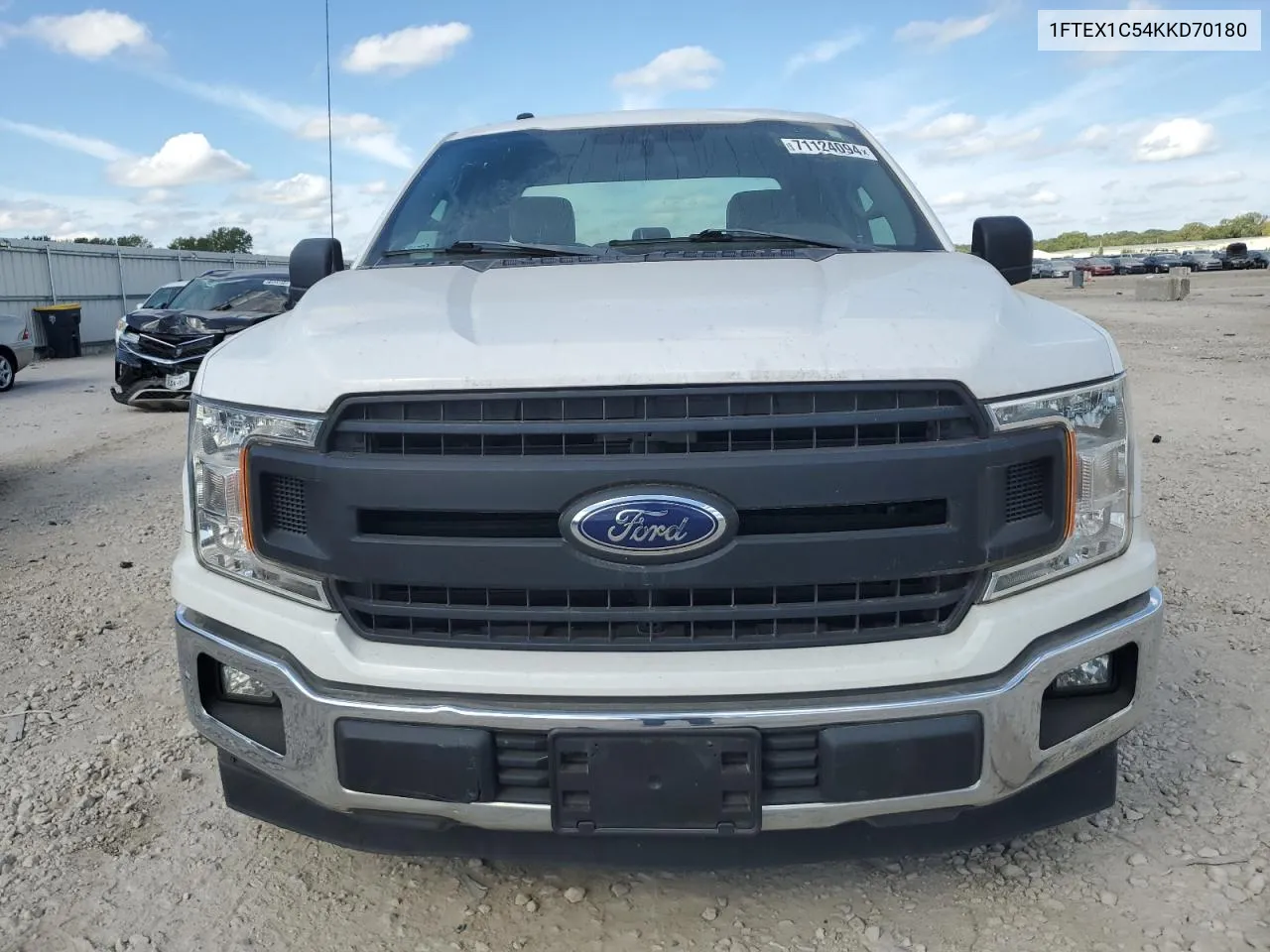 1FTEX1C54KKD70180 2019 Ford F150 Super Cab