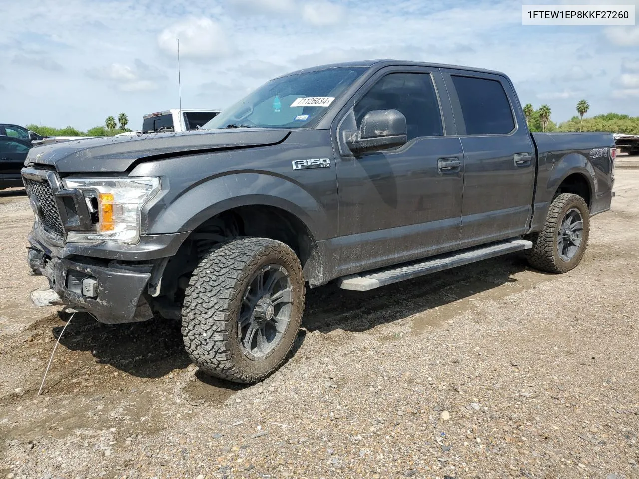 2019 Ford F150 Supercrew VIN: 1FTEW1EP8KKF27260 Lot: 71126034