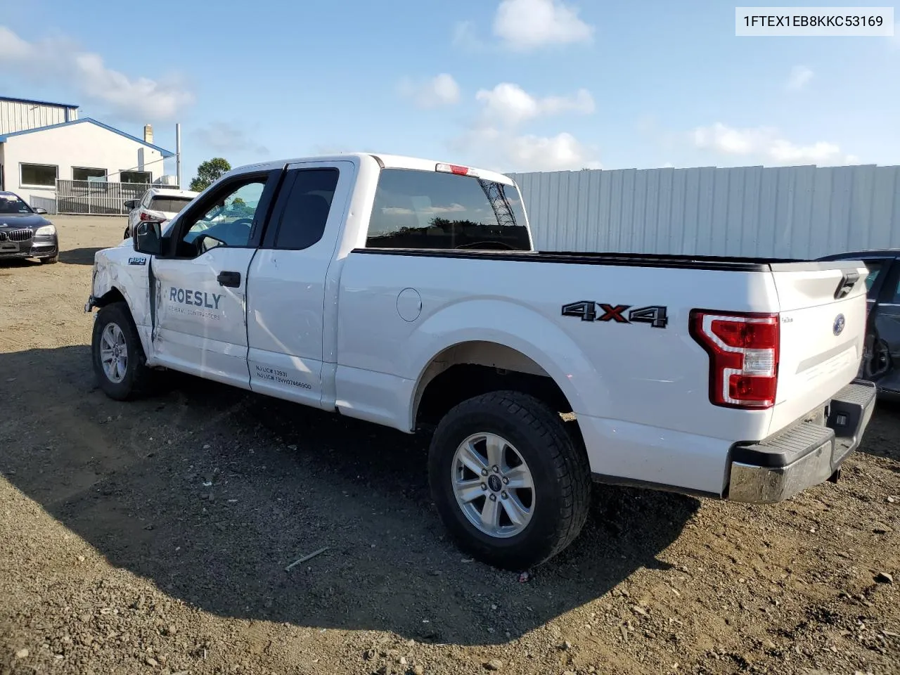 2019 Ford F150 Super Cab VIN: 1FTEX1EB8KKC53169 Lot: 71205944