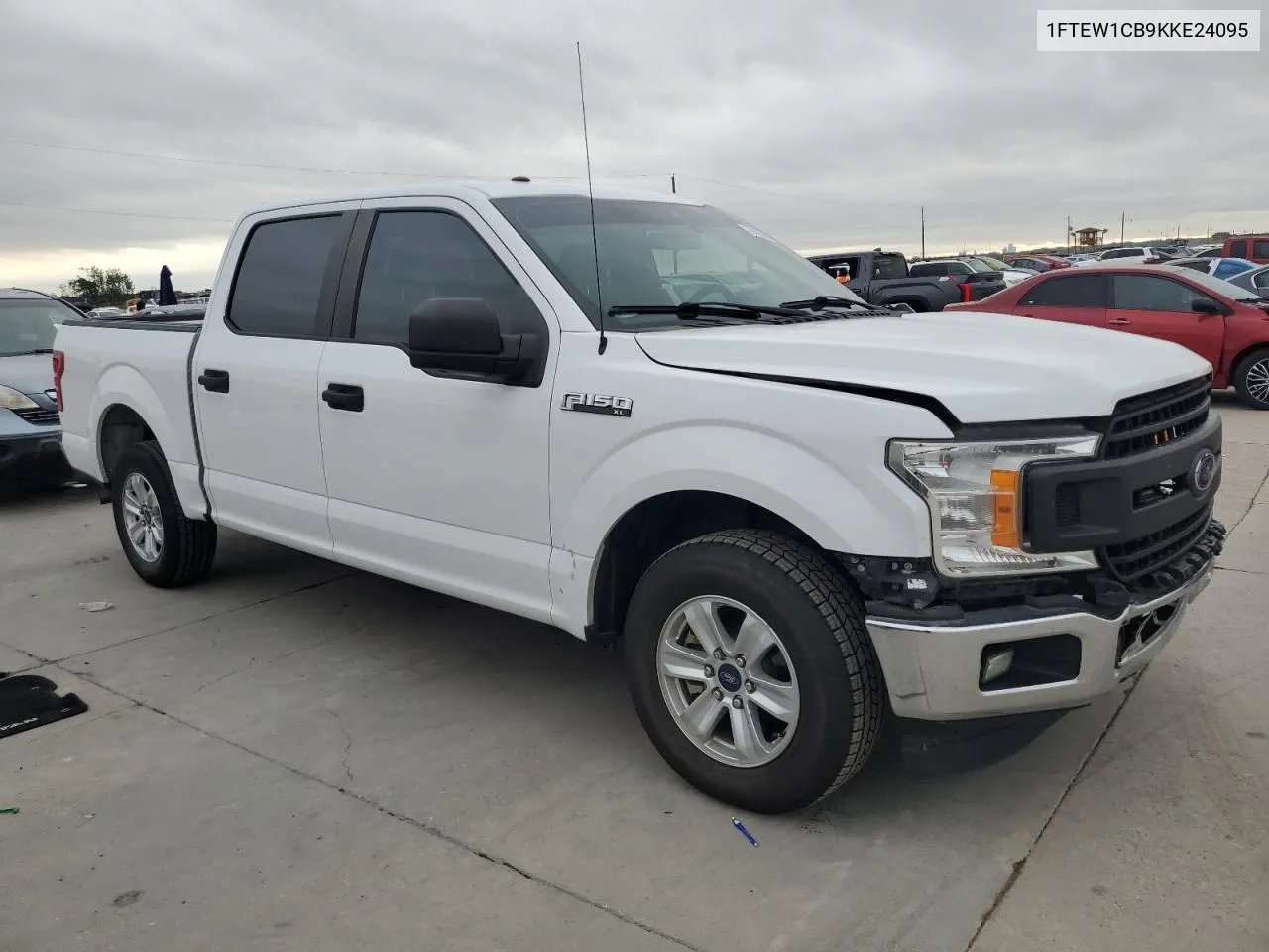 2019 Ford F150 Supercrew VIN: 1FTEW1CB9KKE24095 Lot: 71420654