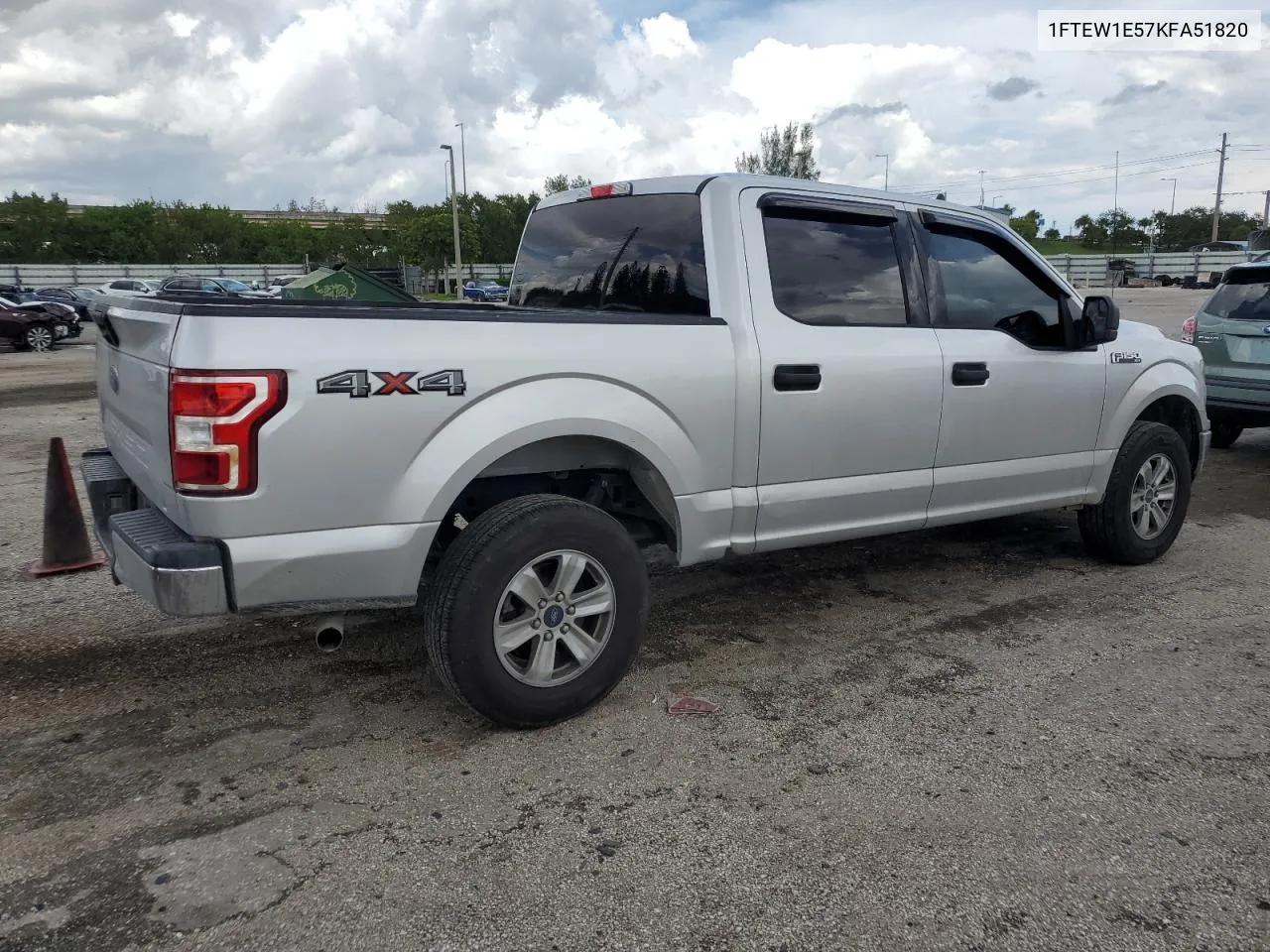 2019 Ford F150 Supercrew VIN: 1FTEW1E57KFA51820 Lot: 71431194