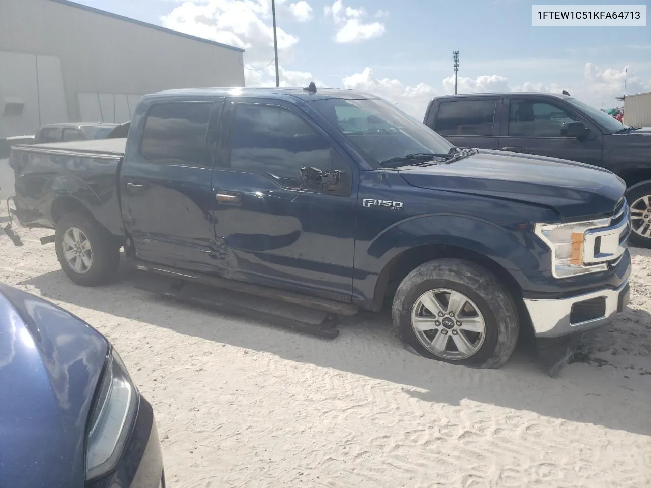 2019 Ford F150 Supercrew VIN: 1FTEW1C51KFA64713 Lot: 71660494