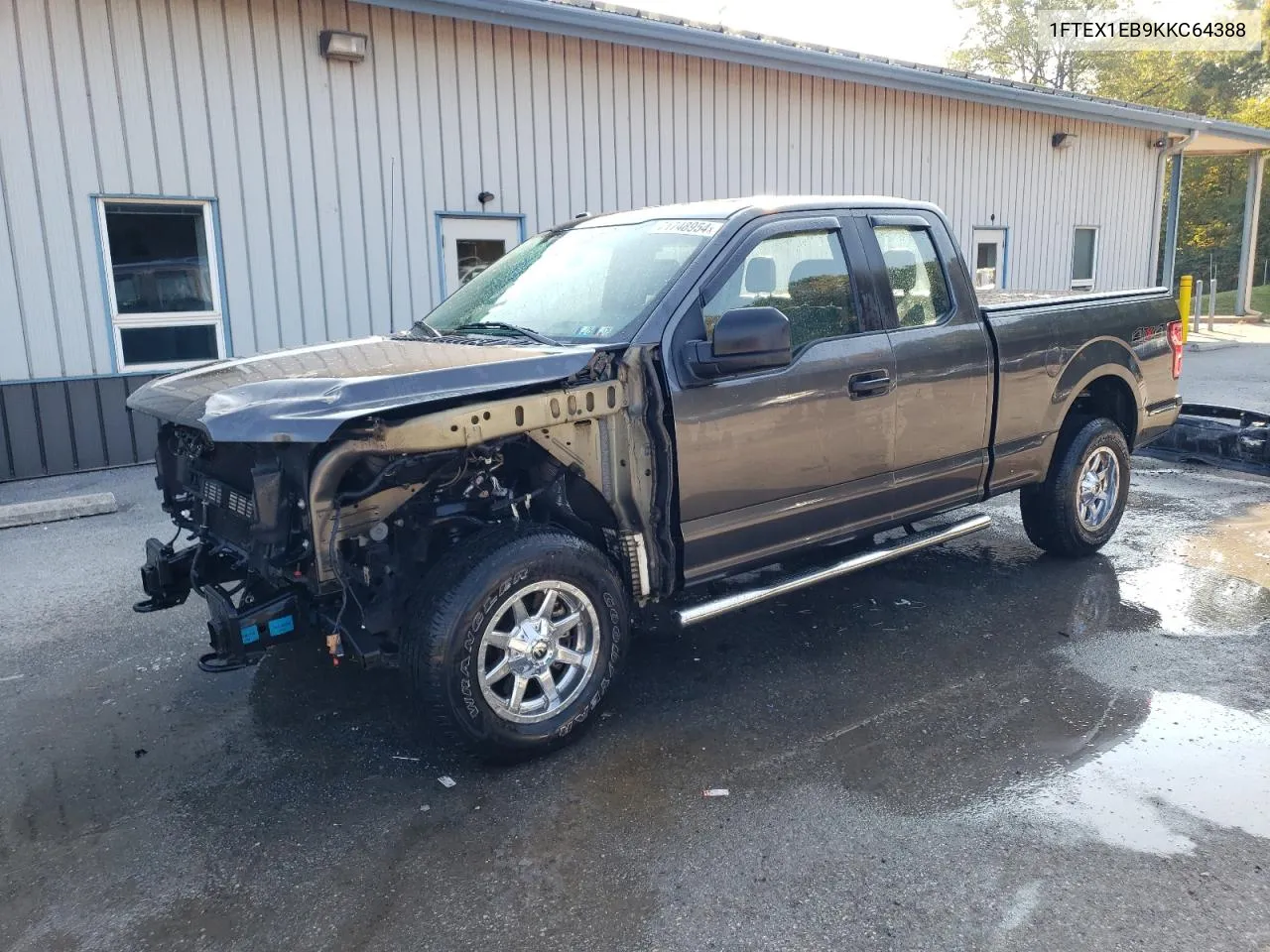 1FTEX1EB9KKC64388 2019 Ford F150 Super Cab