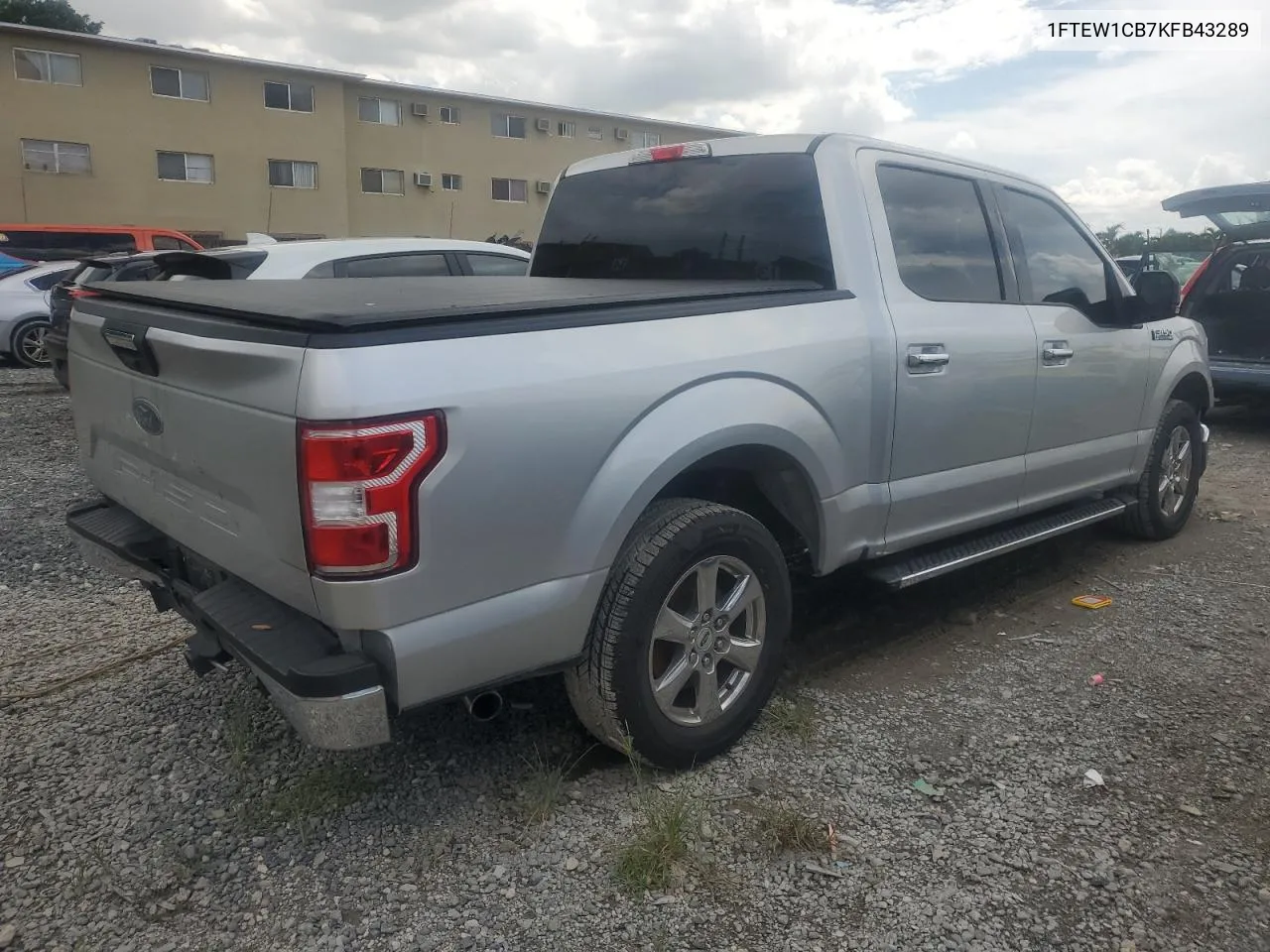 2019 Ford F150 Supercrew VIN: 1FTEW1CB7KFB43289 Lot: 71757444