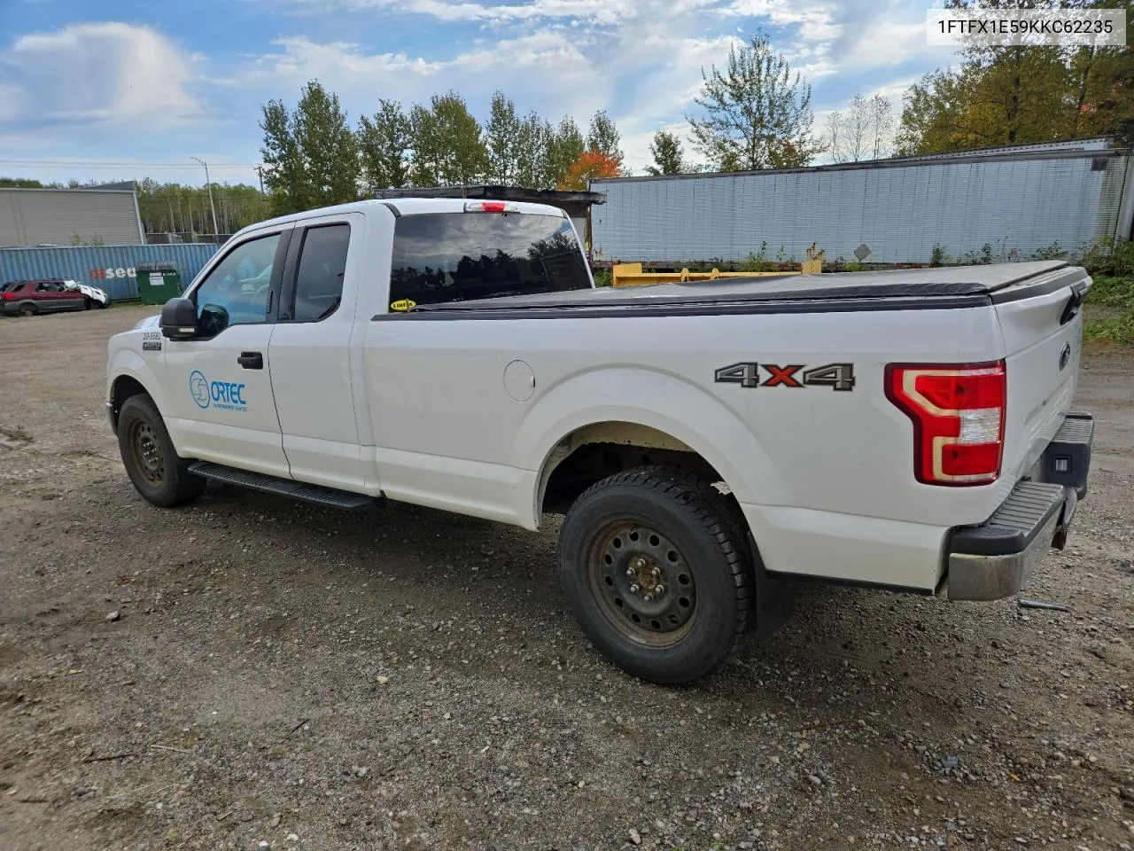 2019 Ford F150 Super Cab VIN: 1FTFX1E59KKC62235 Lot: 71805384