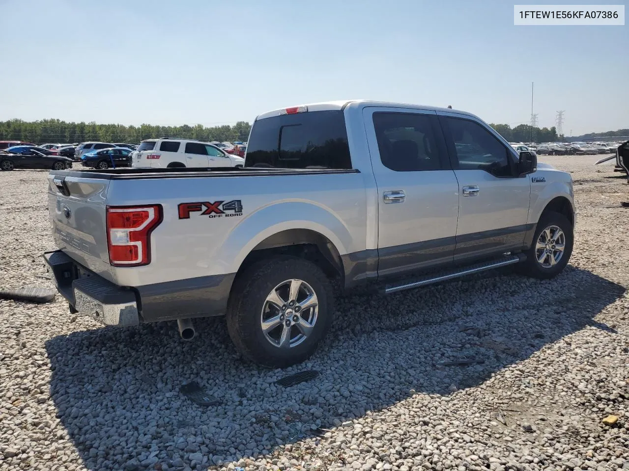 2019 Ford F150 Supercrew VIN: 1FTEW1E56KFA07386 Lot: 71929504