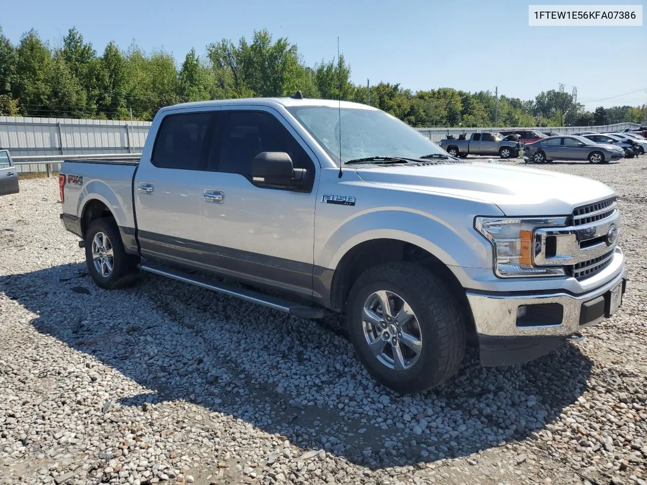 2019 Ford F150 Supercrew VIN: 1FTEW1E56KFA07386 Lot: 71929504