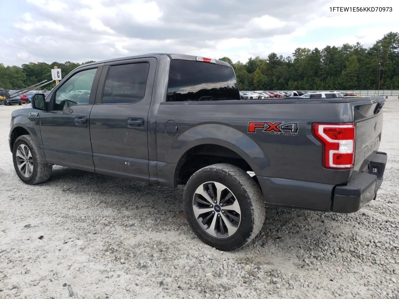 2019 Ford F150 Supercrew VIN: 1FTEW1E56KKD70973 Lot: 71971274