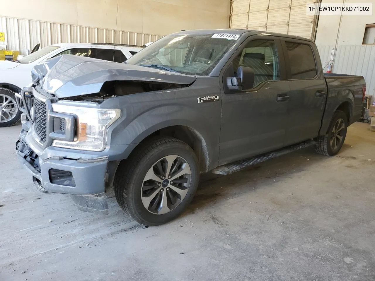 2019 Ford F150 Supercrew VIN: 1FTEW1CP1KKD71002 Lot: 71971414