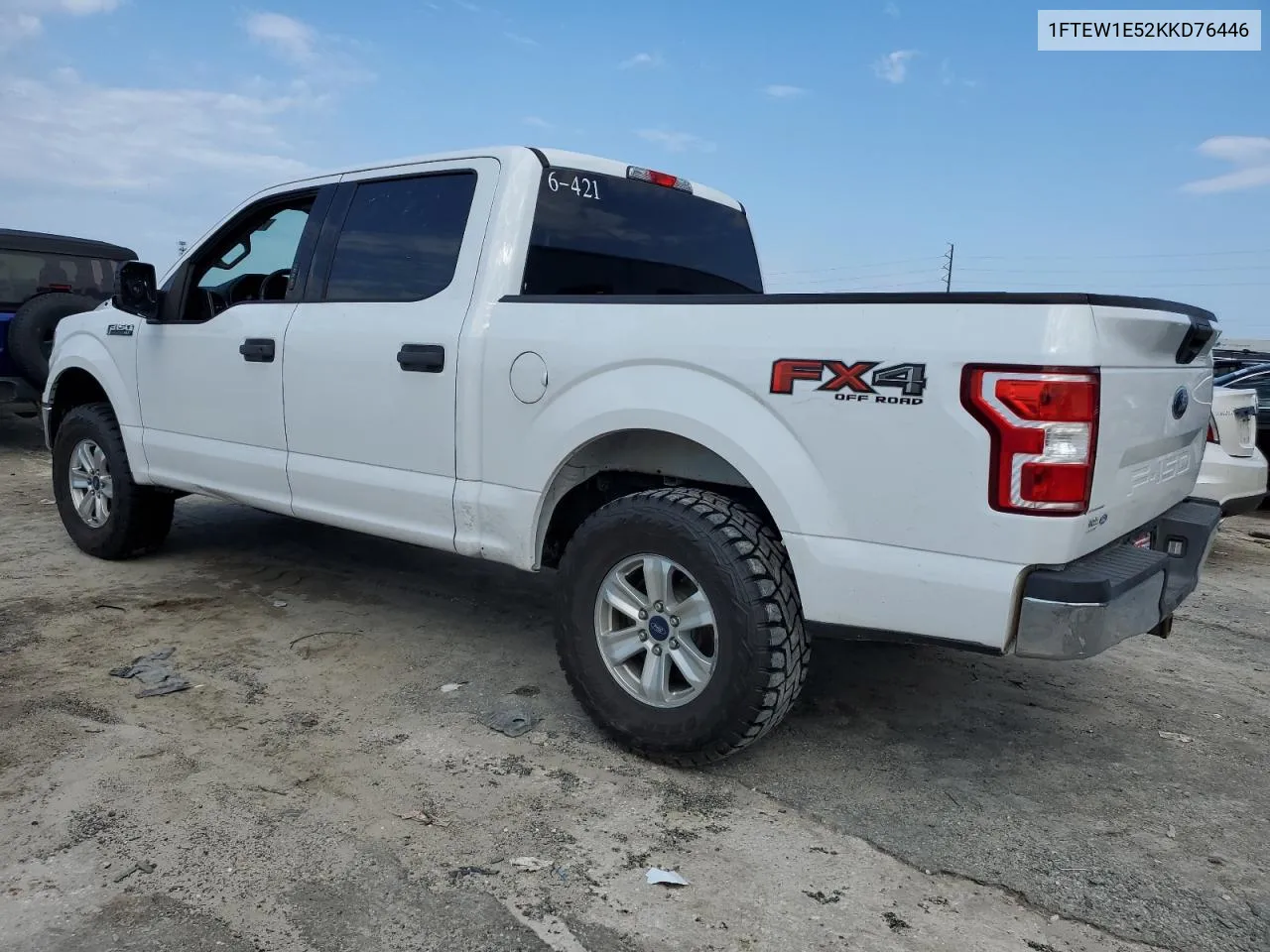 1FTEW1E52KKD76446 2019 Ford F150 Supercrew