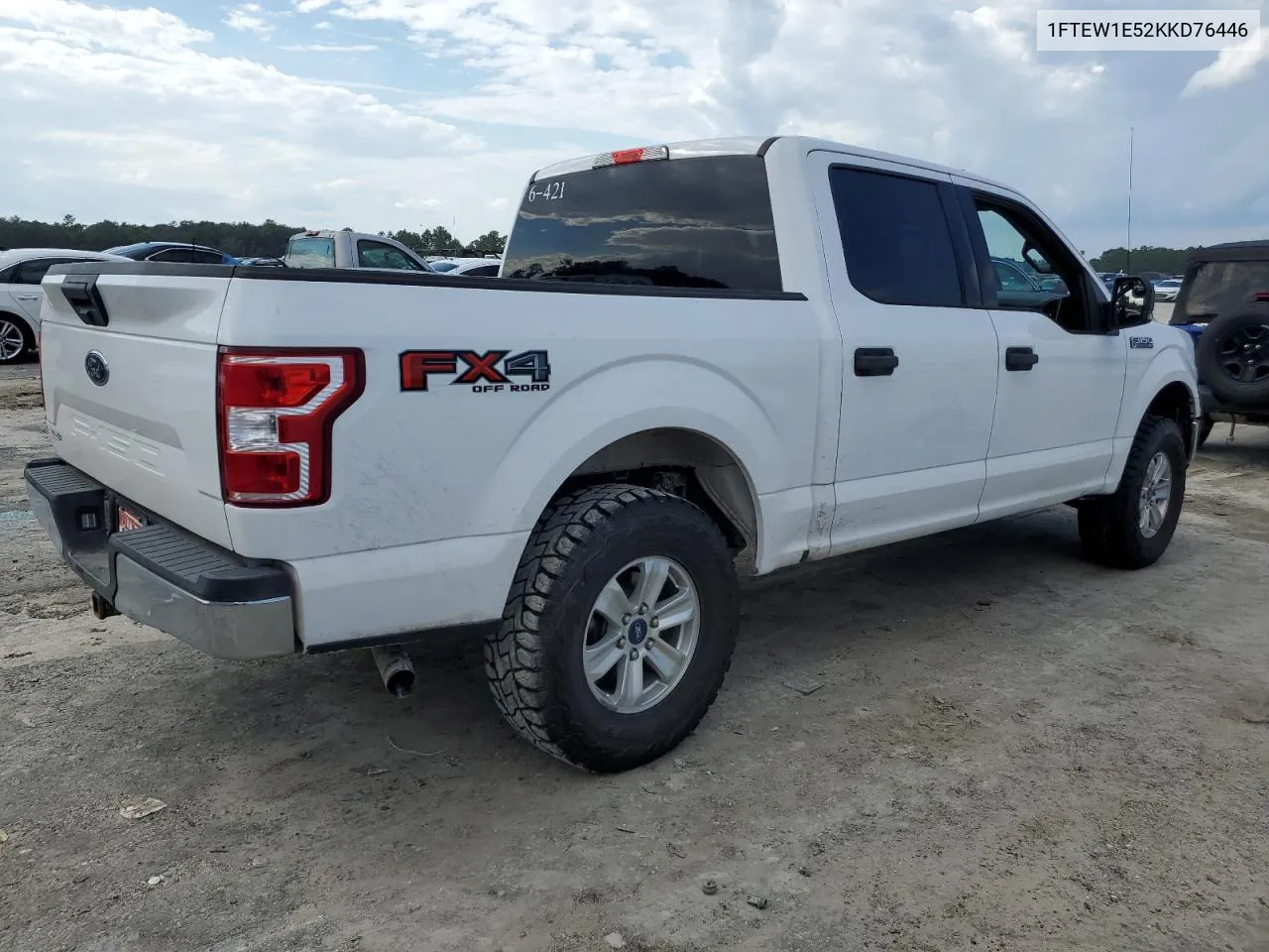 1FTEW1E52KKD76446 2019 Ford F150 Supercrew