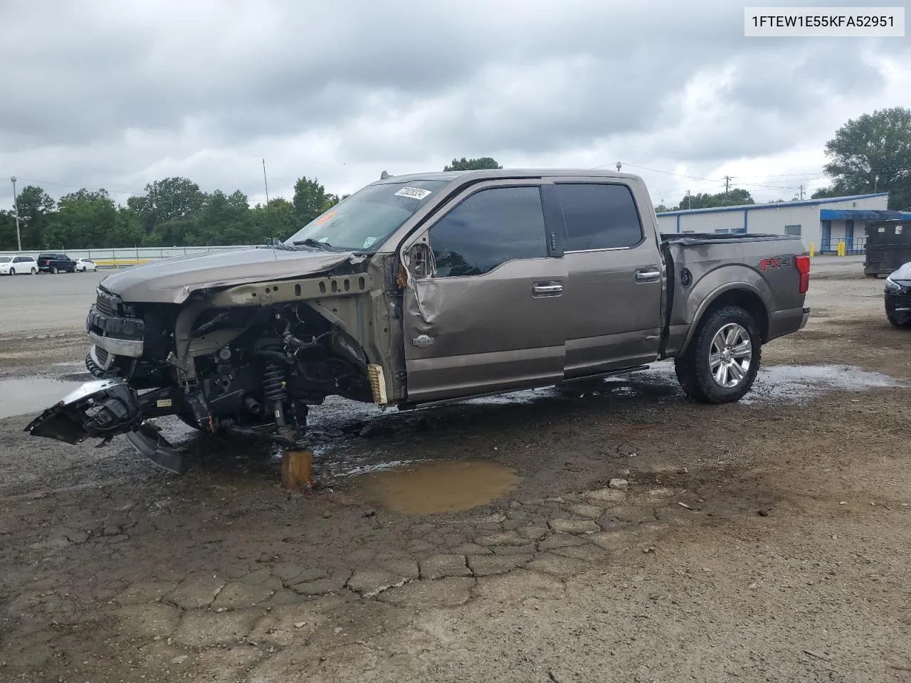 2019 Ford F150 Supercrew VIN: 1FTEW1E55KFA52951 Lot: 72028324