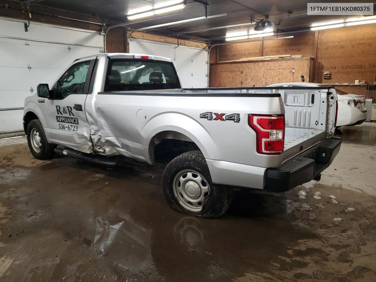 2019 Ford F150 VIN: 1FTMF1EB1KKD80375 Lot: 72040514