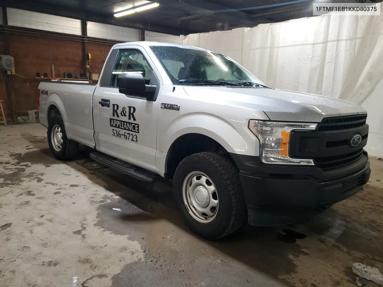 2019 Ford F150 VIN: 1FTMF1EB1KKD80375 Lot: 72040514