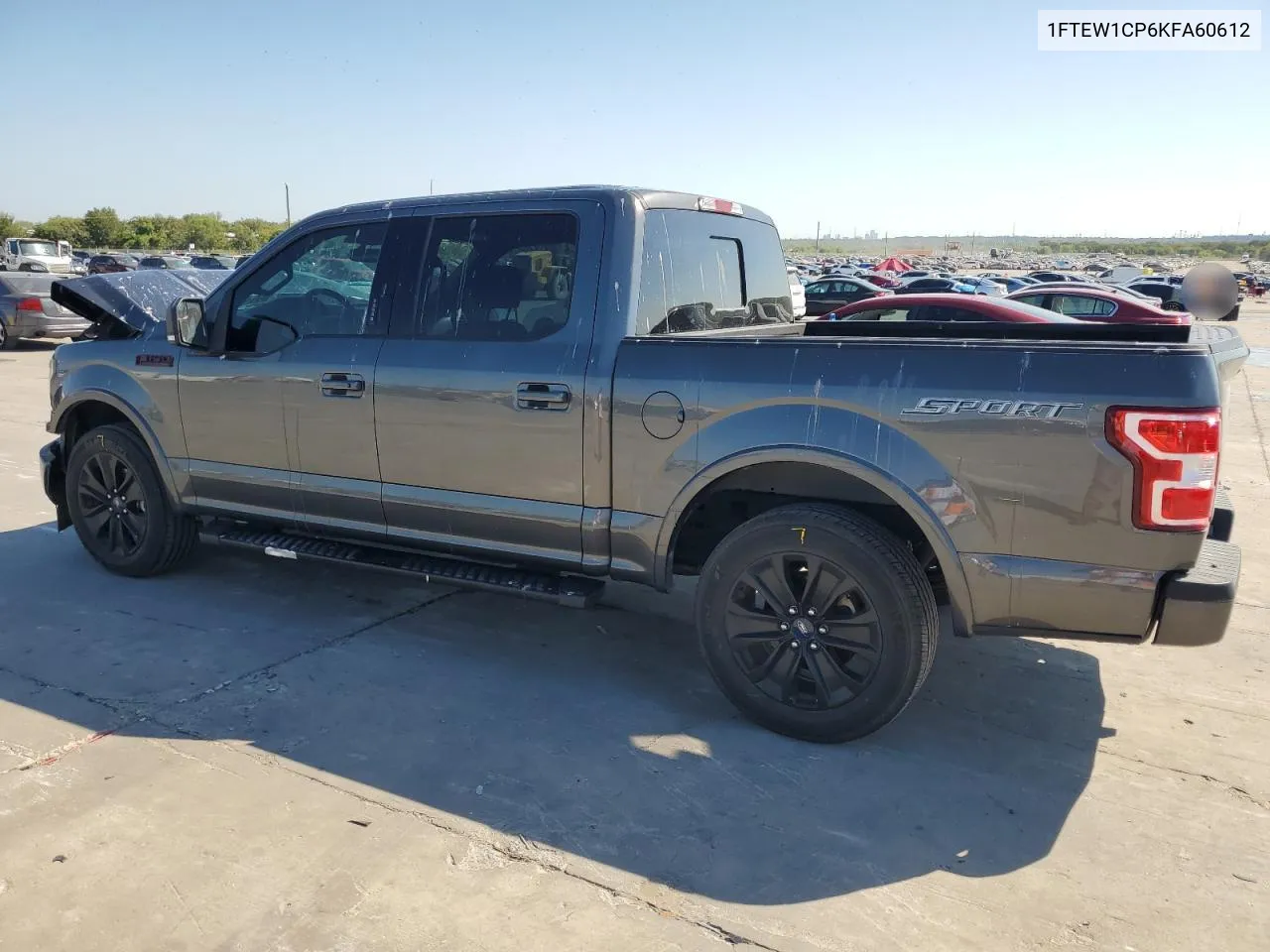 2019 Ford F150 Supercrew VIN: 1FTEW1CP6KFA60612 Lot: 72126554