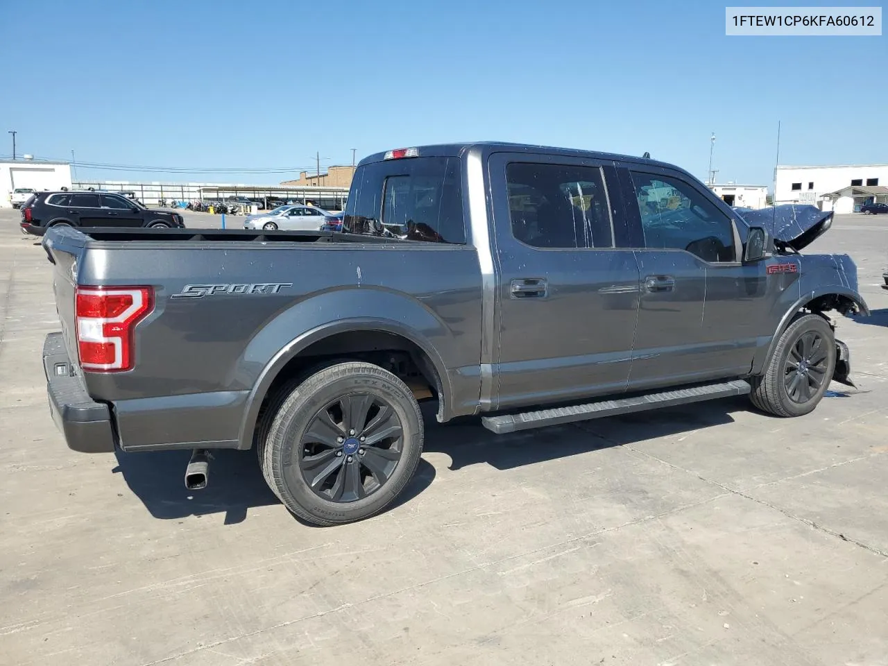 2019 Ford F150 Supercrew VIN: 1FTEW1CP6KFA60612 Lot: 72126554