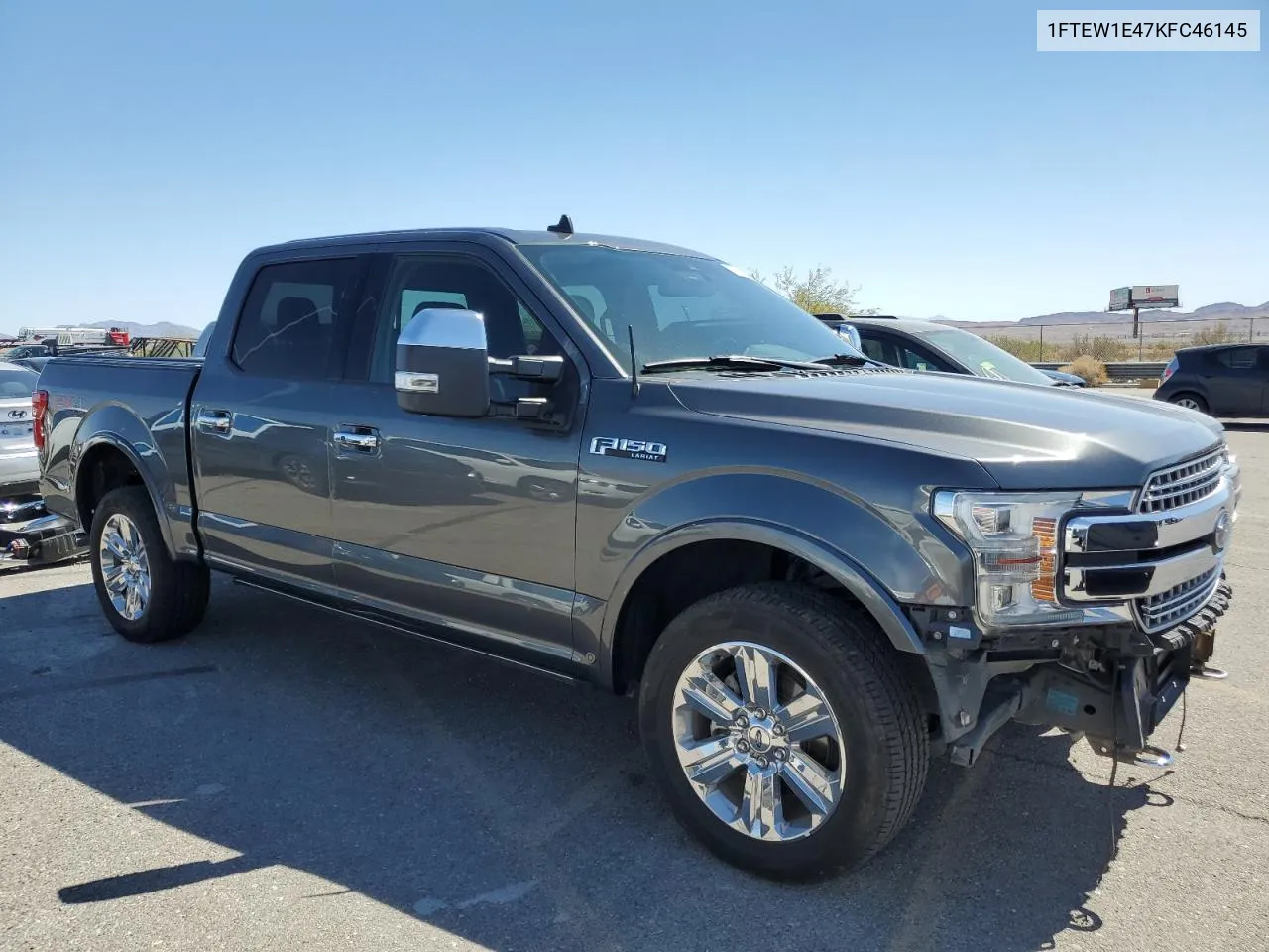 2019 Ford F150 Supercrew VIN: 1FTEW1E47KFC46145 Lot: 72178244