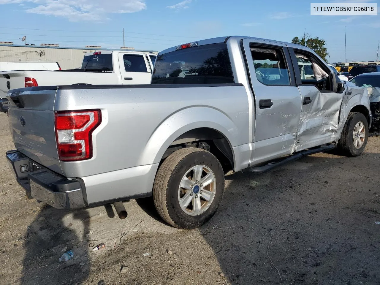 2019 Ford F150 Supercrew VIN: 1FTEW1CB5KFC96818 Lot: 72235064