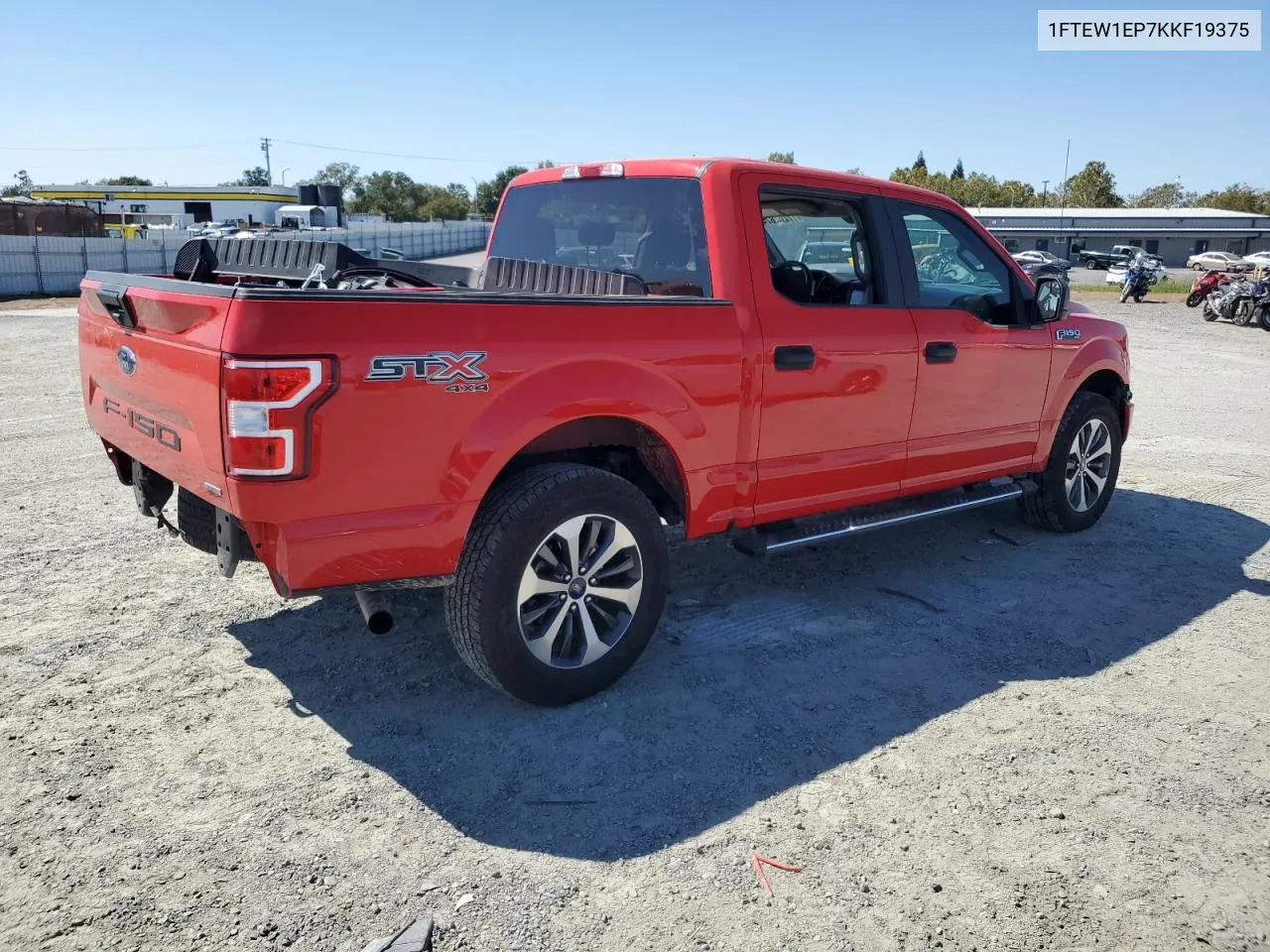 2019 Ford F150 Supercrew VIN: 1FTEW1EP7KKF19375 Lot: 72262674