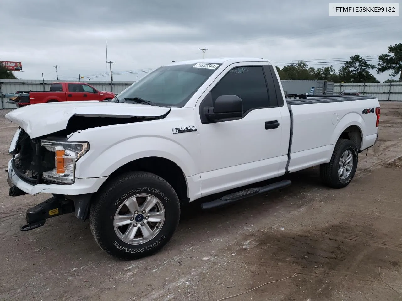 2019 Ford F150 VIN: 1FTMF1E58KKE99132 Lot: 72283744